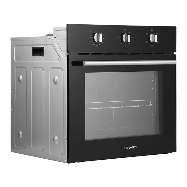 Devanti 60Cm Electric Built In Wall Oven Stainless Steel Ovens