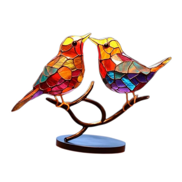 Birds On Branch Desktop Ornaments Home Decor For Bedroom Living Room And Sculptures & Figurines