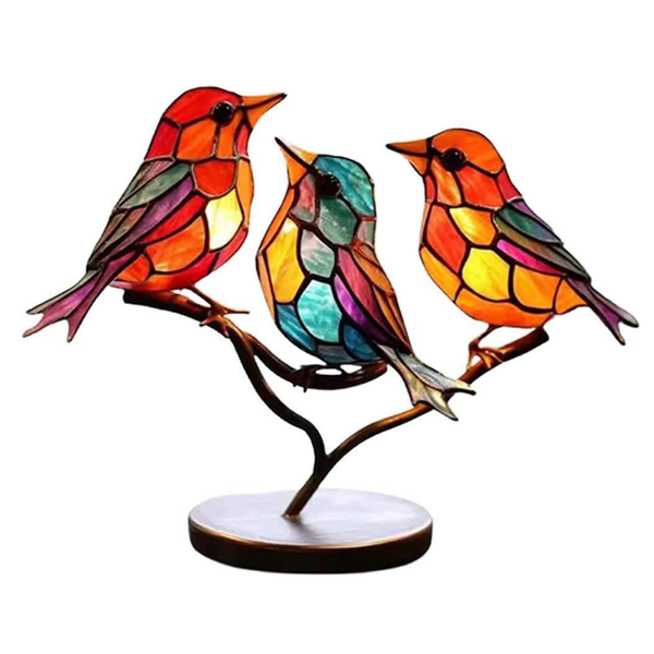 Birds On Branch Desktop Ornaments Home Decor For Bedroom Living Room And Sculptures & Figurines