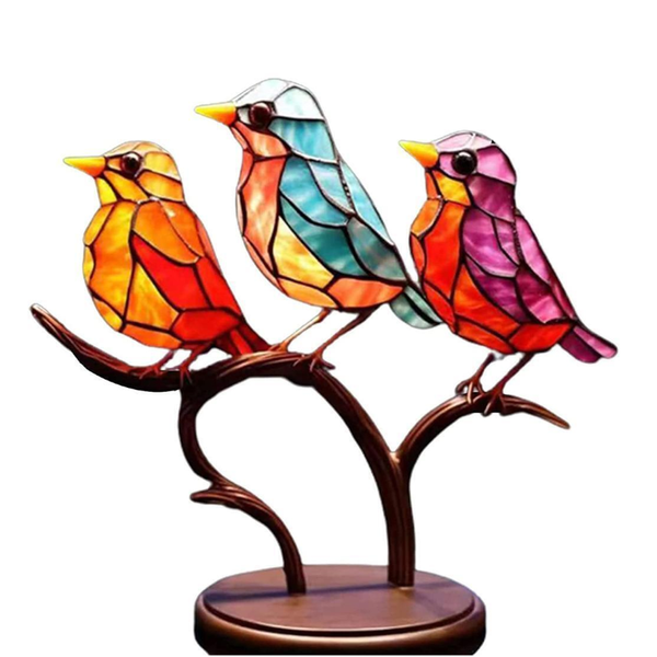 Birds On Branch Desktop Ornaments Home Decor For Bedroom Living Room And Sculptures & Figurines