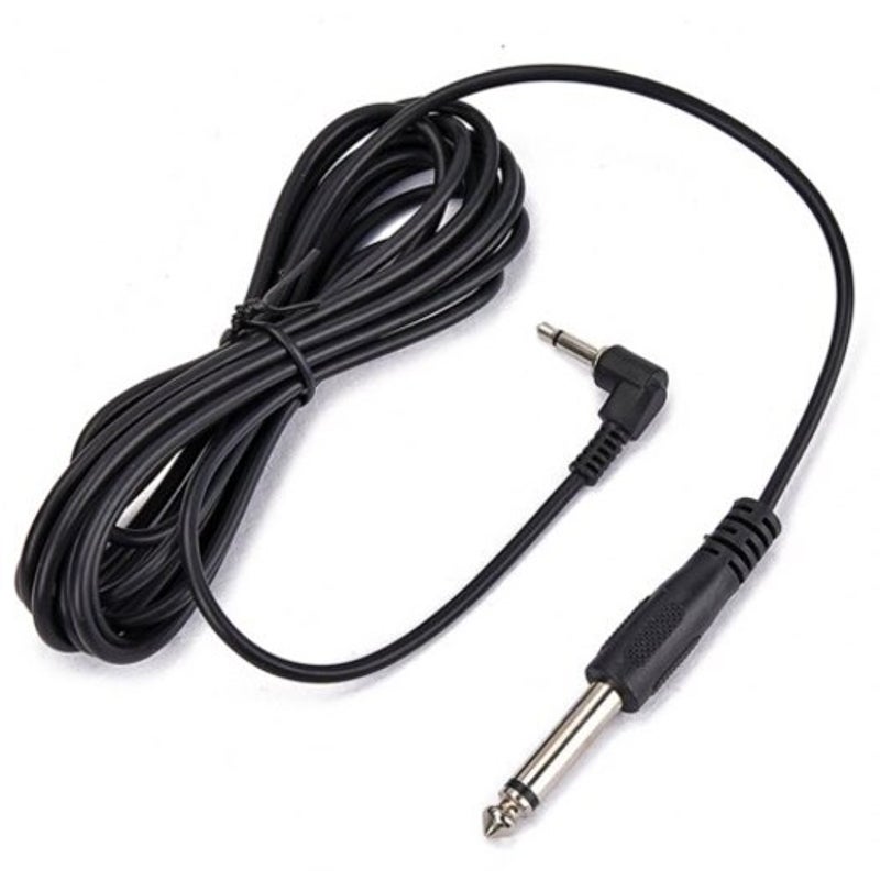 Black Electric Bass Guitar Wire Bigger 6.35 To Smaller 3.5 Plug Guitar Accessories
