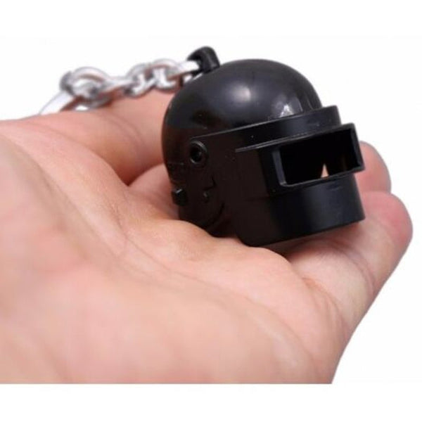 Black Model Pendant Keychain Level 3 Helmet Holiday Gift
