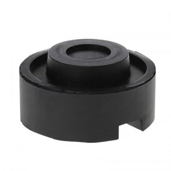 Black Rubber Slotted Floor Jack Pad Frame Rail Adapter For Pinch Weld Side