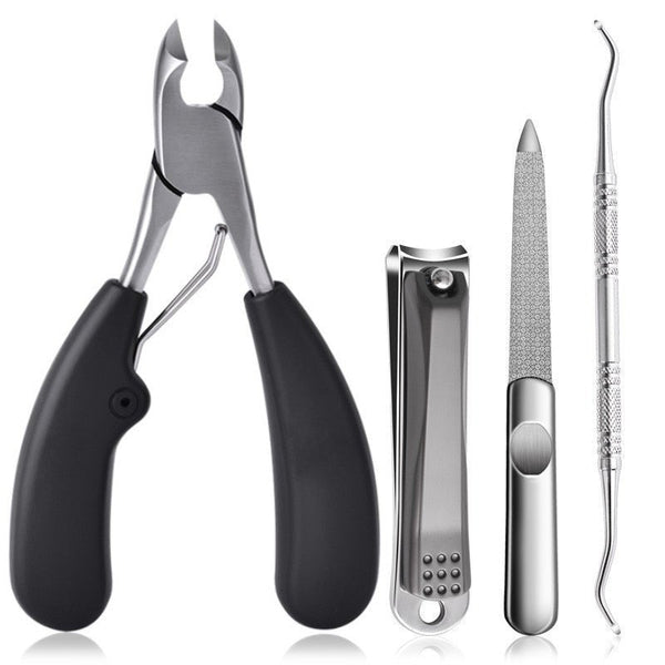 Black Toe Nail Clippers Correction Thick Nails Ingrown Toenails Nippers Cut Manicure & Pedicure Tools & Kits