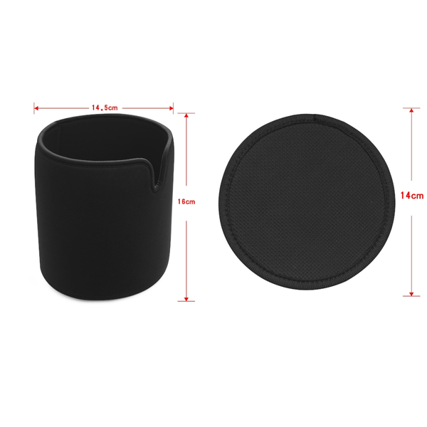 Black Dustproof Case For Homepod / Mini 2 Speaker With Anti Slip Pad Audio Docks & Mini Speakers