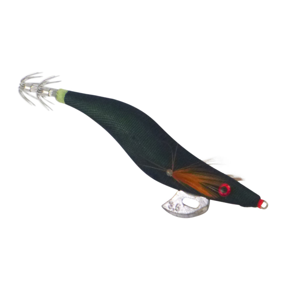 Finesse Rumoika Squid Jig Lumo Black 3.5 2 Pack Baits & Lures