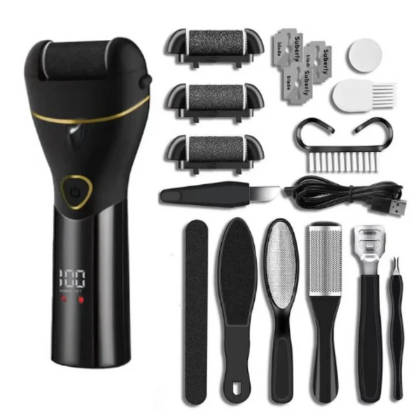 Professional Pedicure Electric Foot File Usb Rechargeable Digital Display 2 Manicure & Pedicure Tools & Kits