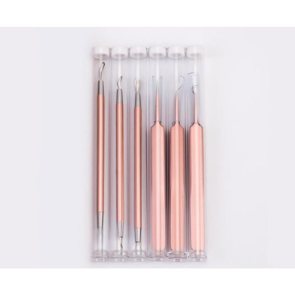 Blackhead Removal Tool And Pimple Popper Kit Rose Gold Acne & Blemish Control