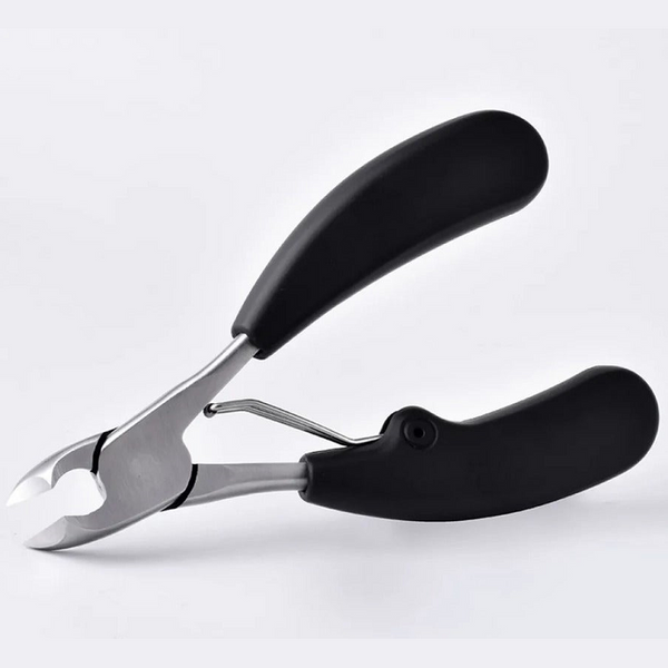 Black Toe Nail Clippers Correction Thick Nails Ingrown Toenails Nippers Cutters Dead Skin Dirt Remover Pedicure Care Tool