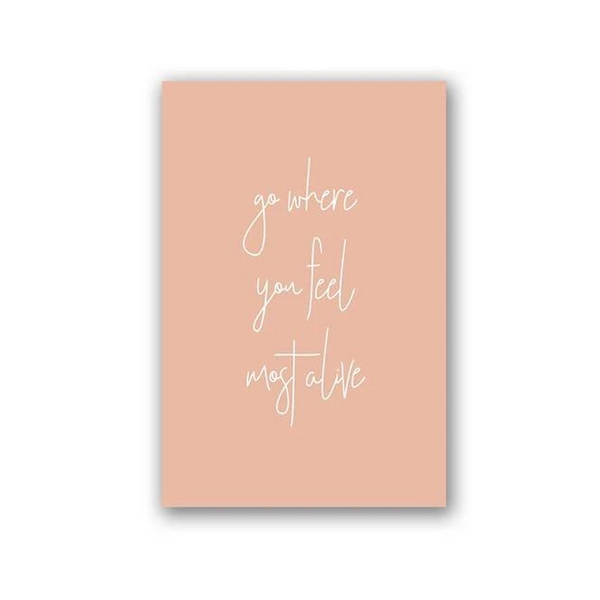 Bloom Canvas Modern Nordic Decor Wall Art Posters & Prints