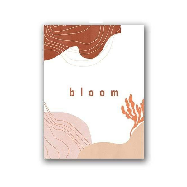 Bloom Canvas Modern Nordic Decor Wall Art Posters & Prints