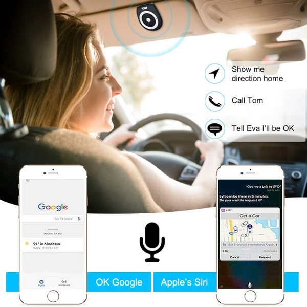 Bls-Pro6 Sun Visor Clip Wireless Bluetooth V4.1 Handsfree Car Kit Speaker Speakerphone