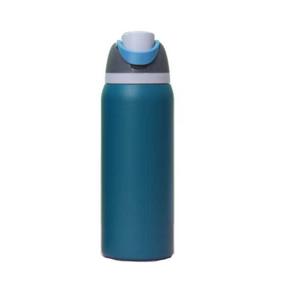 Elosung Blue 32Oz 304 Stainless Steel Insulated Water Bottle Dual Drink Pop Up Lid Placeholder