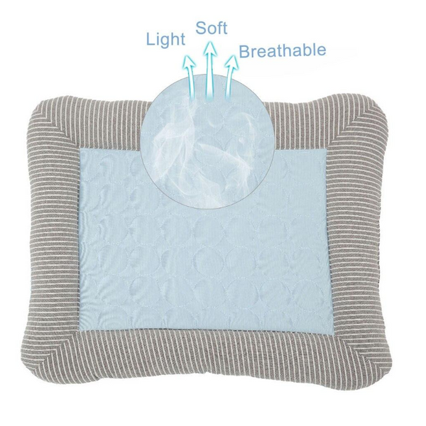 Blue Cooling Summer Pad Mat For Dogs Cat Soft Pet Bed Pet Beds
