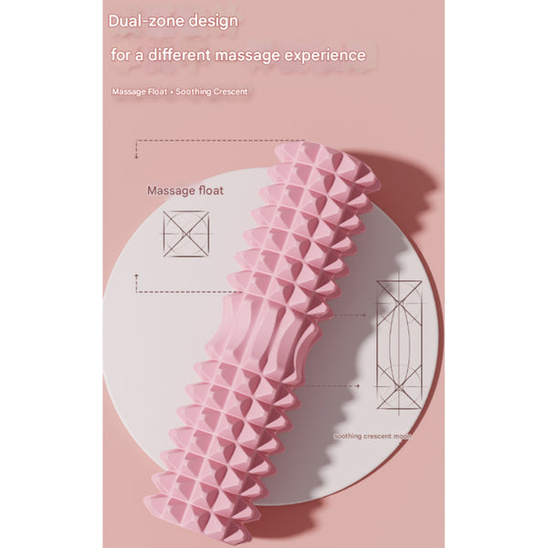 Blue High Density 3D Trigger Point Foam Roller Solid Core Massager For Deep Tissue Muscle Recovery & Yoga Foam Rollers