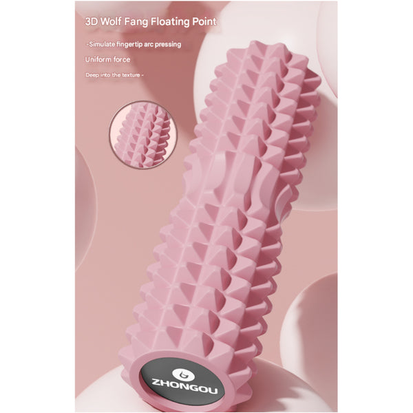Blue High Density 3D Trigger Point Foam Roller Solid Core Massager For Deep Tissue Muscle Recovery & Yoga Foam Rollers