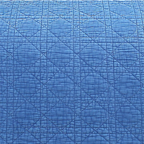 Blue Perennial 100% Cotton Quilted 3 Pcs Bedspread Coverlet Set Queen Queen Doonas