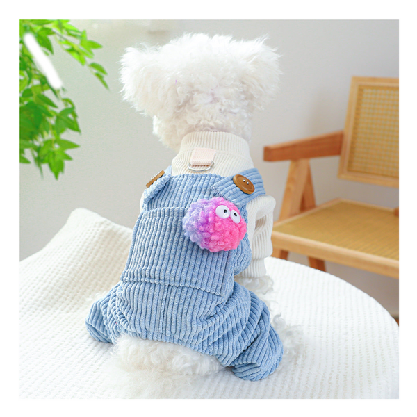 Elosung 1 Sets Of L Genie Cute Four Legged Dog Clothes Spring/Summer Pet Outfit Soft & Breathable Dog Clothing & Shoes