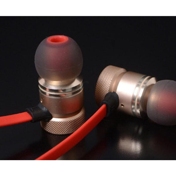 Bluetooth 4.2 Headset Wireless Sports Running In Ear True Stereo Magnetic Hanging Neck Earplugs Gold Headsets