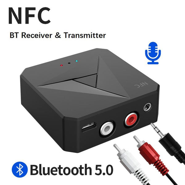 Bluetooth 5.0 Rca Audio Receiver Wireless Transmitter Low Latency Adapter For Tv Watching Pc Home Stereo