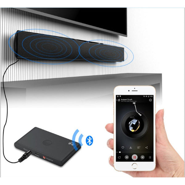 Bluetooth 5.0 Transmitter Receiver 2 In 1 Wireless Adapterlow Latency Audio For Tvcarhome Stereo System