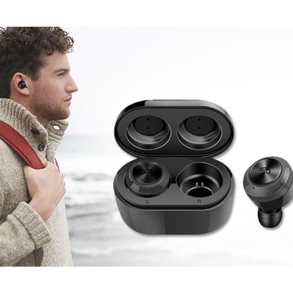 Bluetooth 5.0 Wireless Built In Mic Hd Sound Earphone Binaural Stereo With Charging Case Headsets Earbuds
