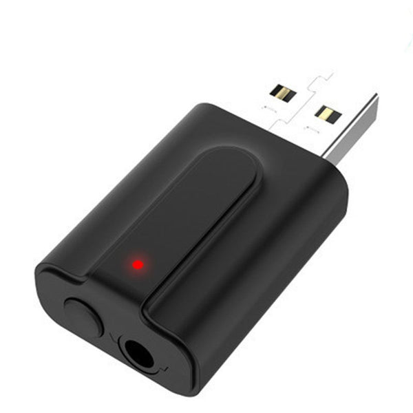 Bluetooth Audio Receiver Transmitter 5.0 Stereo Music 3.5Mm Aux Jack 2 In 1 Usb Wireless Adapter For Tv Pc