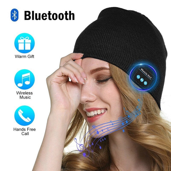 Bluetooth Beanie Hat Wireless Smart Hats & Headwear