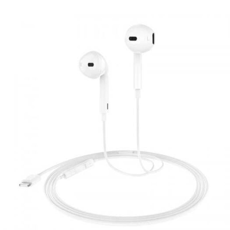 Bluetooth Earphone For Iphone 8 7 Plus X Xr Xs Max Smartphone White Wired Earphones