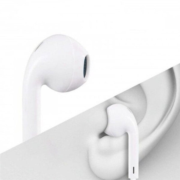Bluetooth Earphone For Iphone 8 7 Plus X Xr Xs Max Smartphone White Wired Earphones