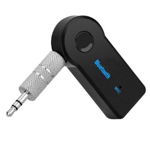 Bluetooth Receiver 3.5Mm Wireless Adapter For Home Car Audio Black