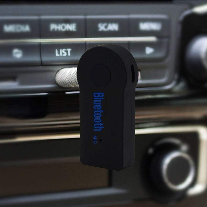 Bluetooth Receiver Hands Free Audio Music Adapter Aux Car Converter