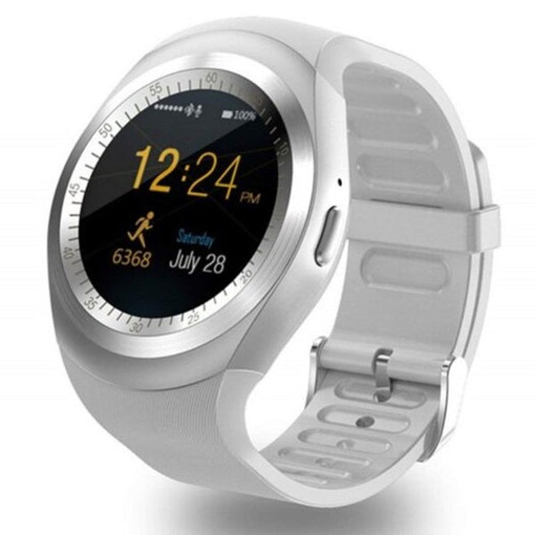 Y1x Sport Smart Watch Bluetooth Multi Languages Heart Rate Sleep Pedometer White Smart Watches