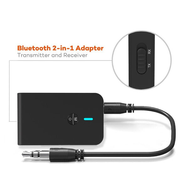 Bluetooth Transmitter / Receive 2 In 1 Wireless 3.5Mm Adapter Plus For Tv Home Sound System