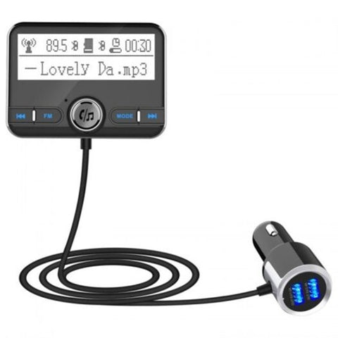 Bluetooth Transmitter Wireless Fm Modulator Car Mp3 Player Kit Charger With Lcd Bc 31