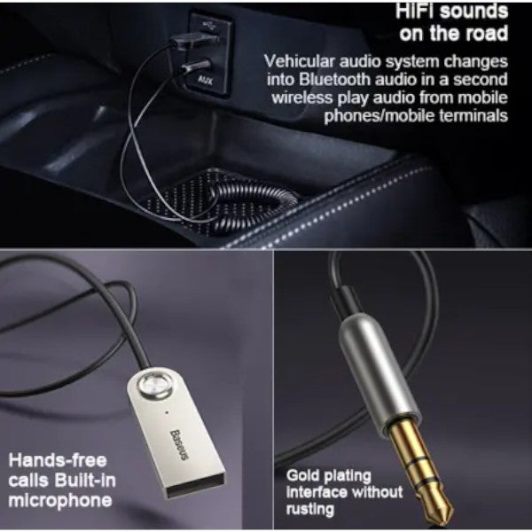 Bluetooth Adapter Usb Dongles Cable For Car 3.5Mm Aux V5.0 4.2 4.0 Receiver Speaker Audio Transmitter