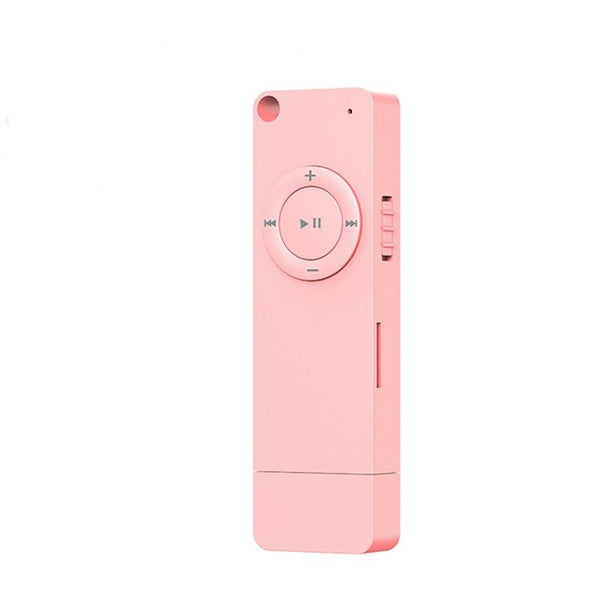 Bluetooth Mp3 Player With U Disk Design 32Gb Memory Pink Ipods & Mp3 Players