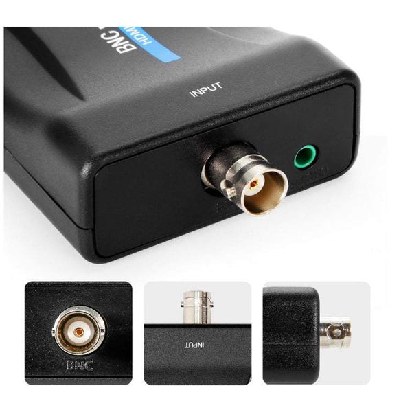 Mobile Phone Bnc To Hd Video Converter Female Hdmi Adapter Box For Security Camera Cctv Monitor With 720P / 1080P Output Switch Video Cables & Adapter