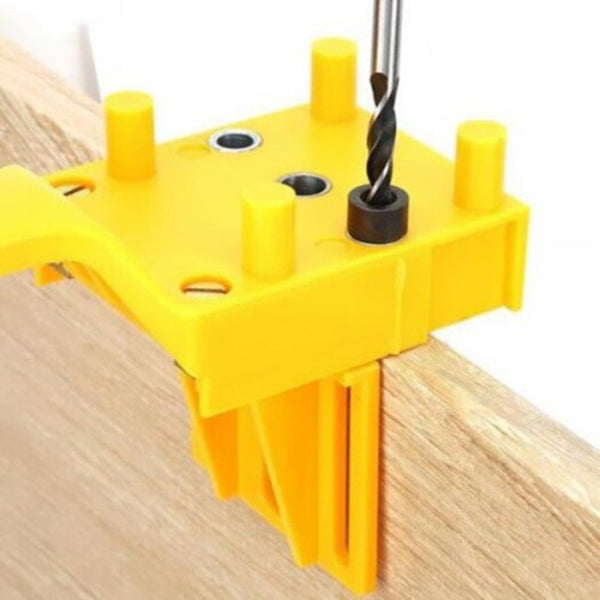 Board Drilling Positioner Straight Hole Punch Diy Tool Rubber Ducky Yellow
