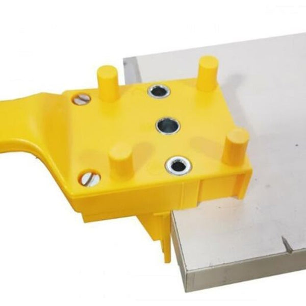 Board Drilling Positioner Straight Hole Punch Diy Tool Rubber Ducky Yellow