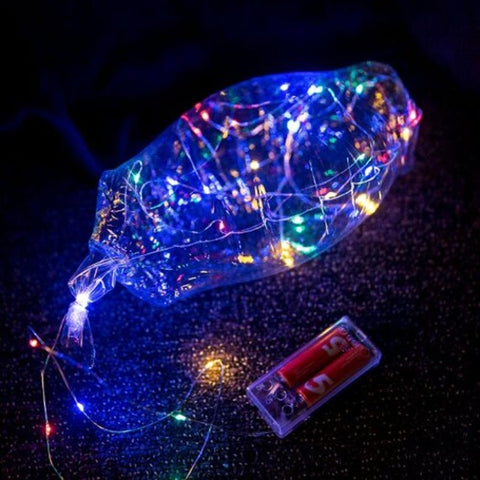 Bobo Balloon Led String Light For Christmas Party Decor Rgb 2 X Aa Battery Powered
