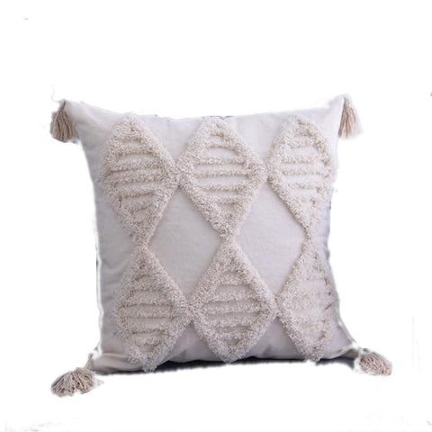 Boho Tufted Tasseled Cushion Covers Cushions & Decorative Pillows