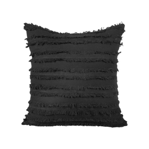 Boho Tassel Fringe Striped Cushion Cover Soft Home Decor Sofa Throw Pillow Case Black Cushion Covers