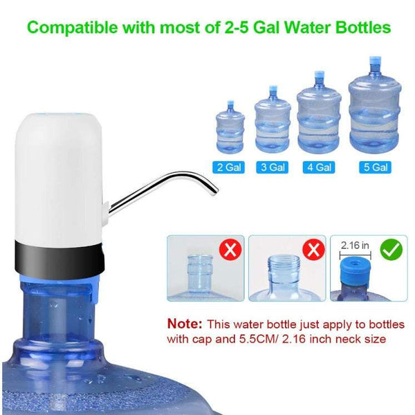 Water Dispenser Bottled Pump Drinking Usb Charging Automatic Universal Electric Dispensers