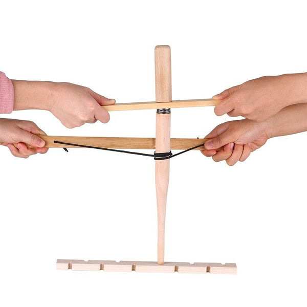 Bow Drill Kit Primitive Wood Survival Practice Friction Fire Tool 2 Fire Starters