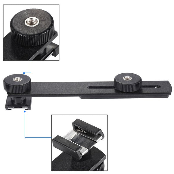 By C01 Aluminium Alloy Universal Bracket Additional Cold Shoe 1/4" Screw Mount Other Lenses & Filters
