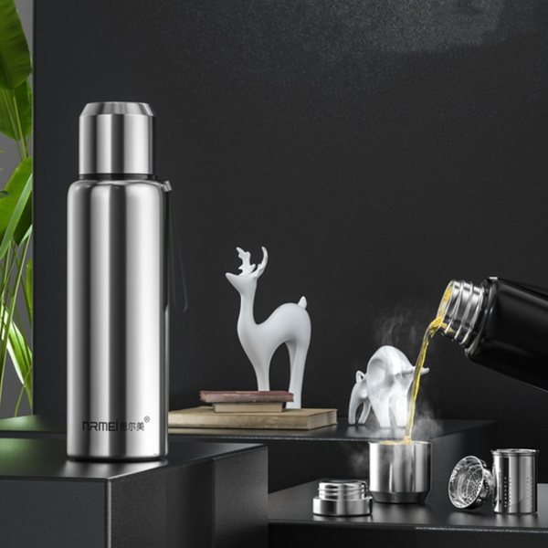 Bpa Free Big Thermos Stainless Steel Insulated Vacuum Flask Portable Coffee Vacuum Flasks & Mugs