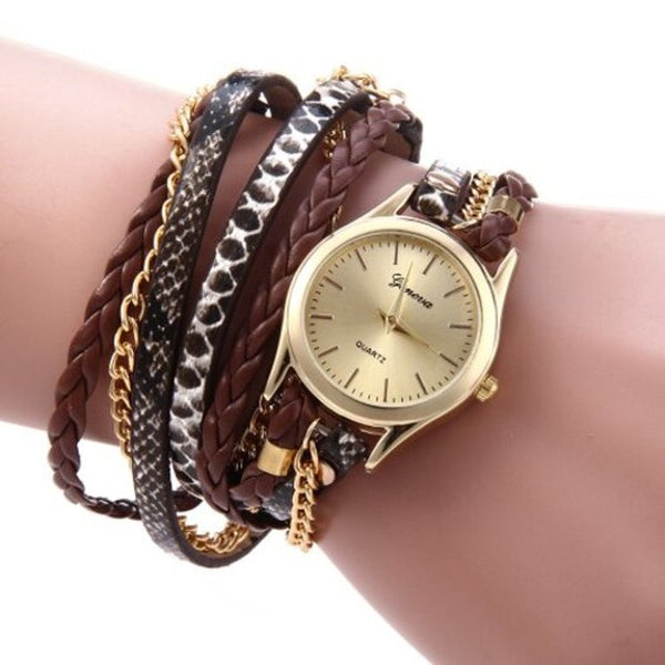 Veile Studios Bracelet Quartz Watch For Ladies Brown Watches