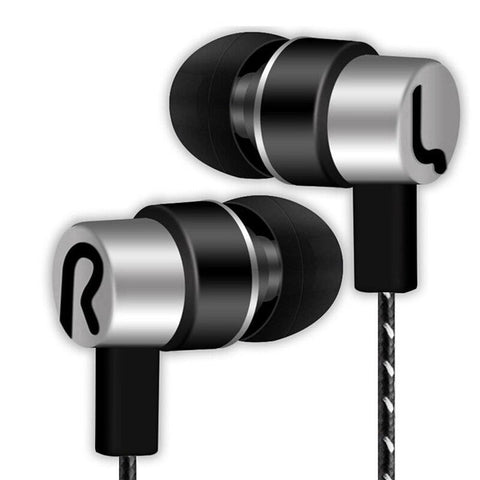 Universal 3.5Mm Stereo Mobile Phone Headphones Braided Wiring In Ear Headset