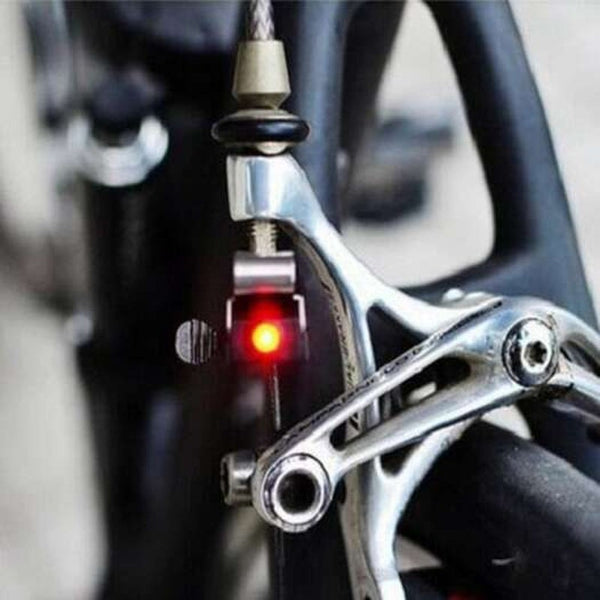 Brake Light Led Tail Safety Warning For Bicycle Bike Black